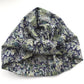 Salty Sea Knot - Swimming Cap Topper / Turban - Blue Elysian - Silk & Lawn
