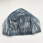 Salty Sea Knot - Swimming Cap Topper - Swim Turban - Blue Martin Stripe - Silk & Lawn