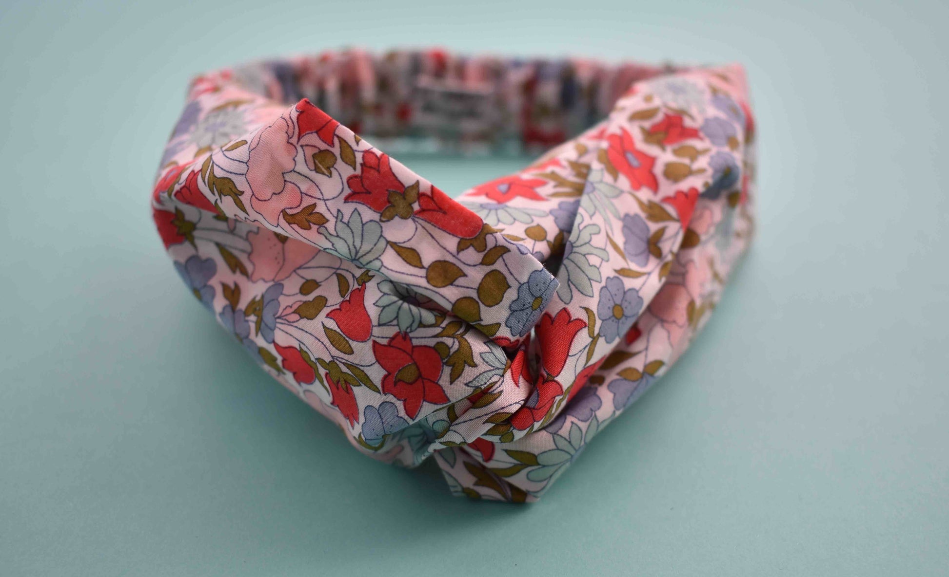 Tot Knot Twisted hairband - Poppy and Daisy Floral - Tot Knots of Brighton