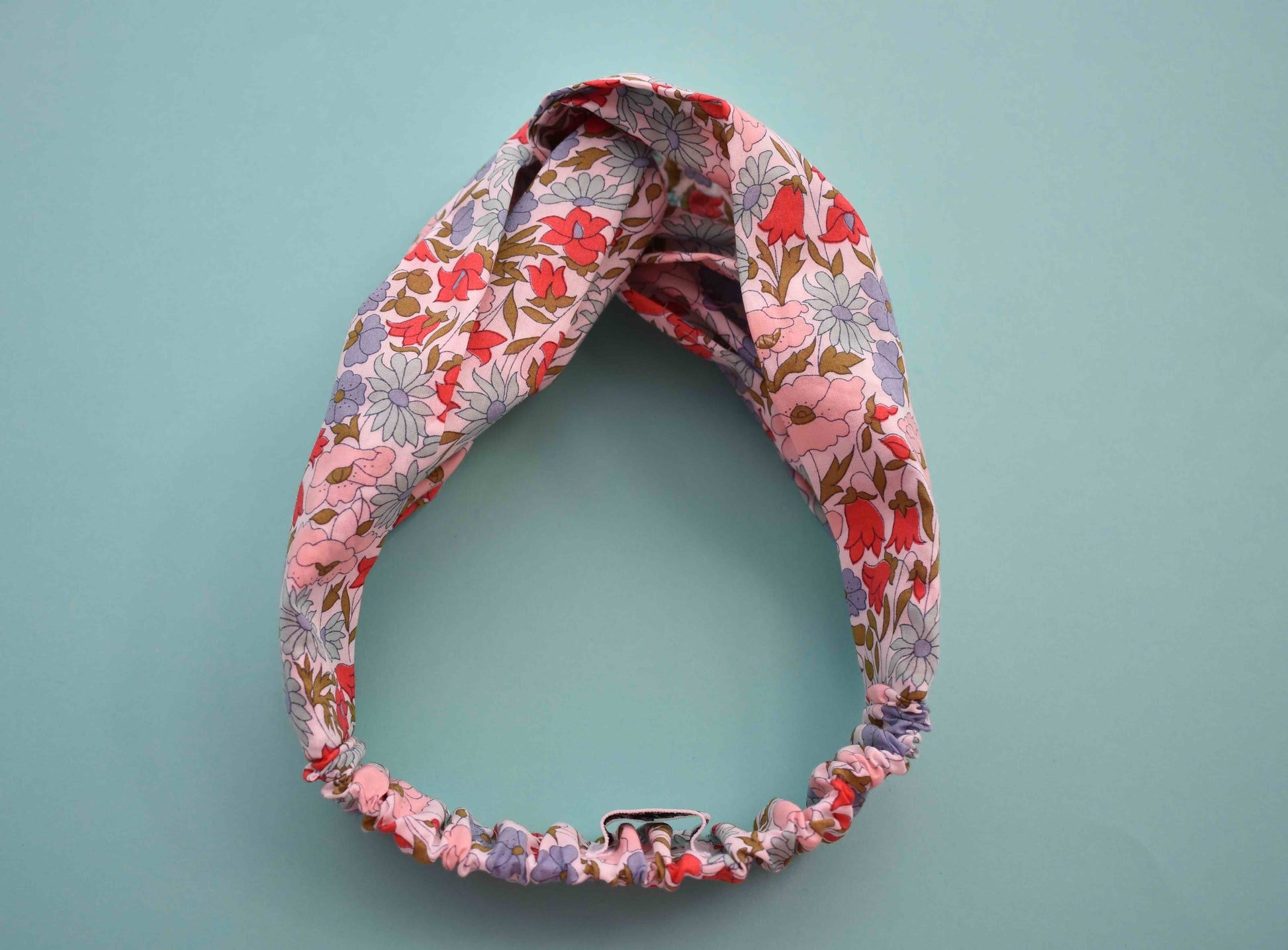 Tot Knot Twisted hairband - Poppy and Daisy Floral - Tot Knots of Brighton
