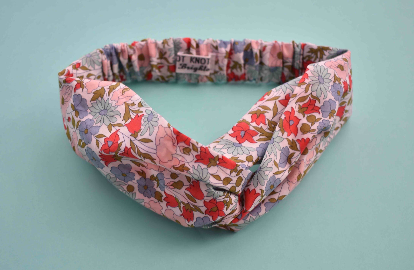 Tot Knot Twisted hairband - Poppy and Daisy Floral - Tot Knots of Brighton