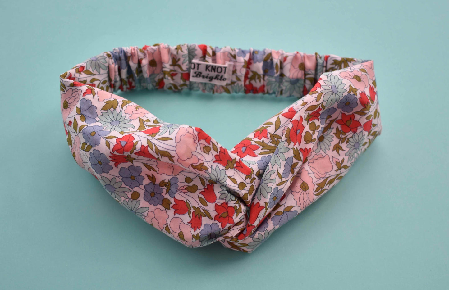 Tot Knot Twisted hairband - Poppy and Daisy Floral - Tot Knots of Brighton