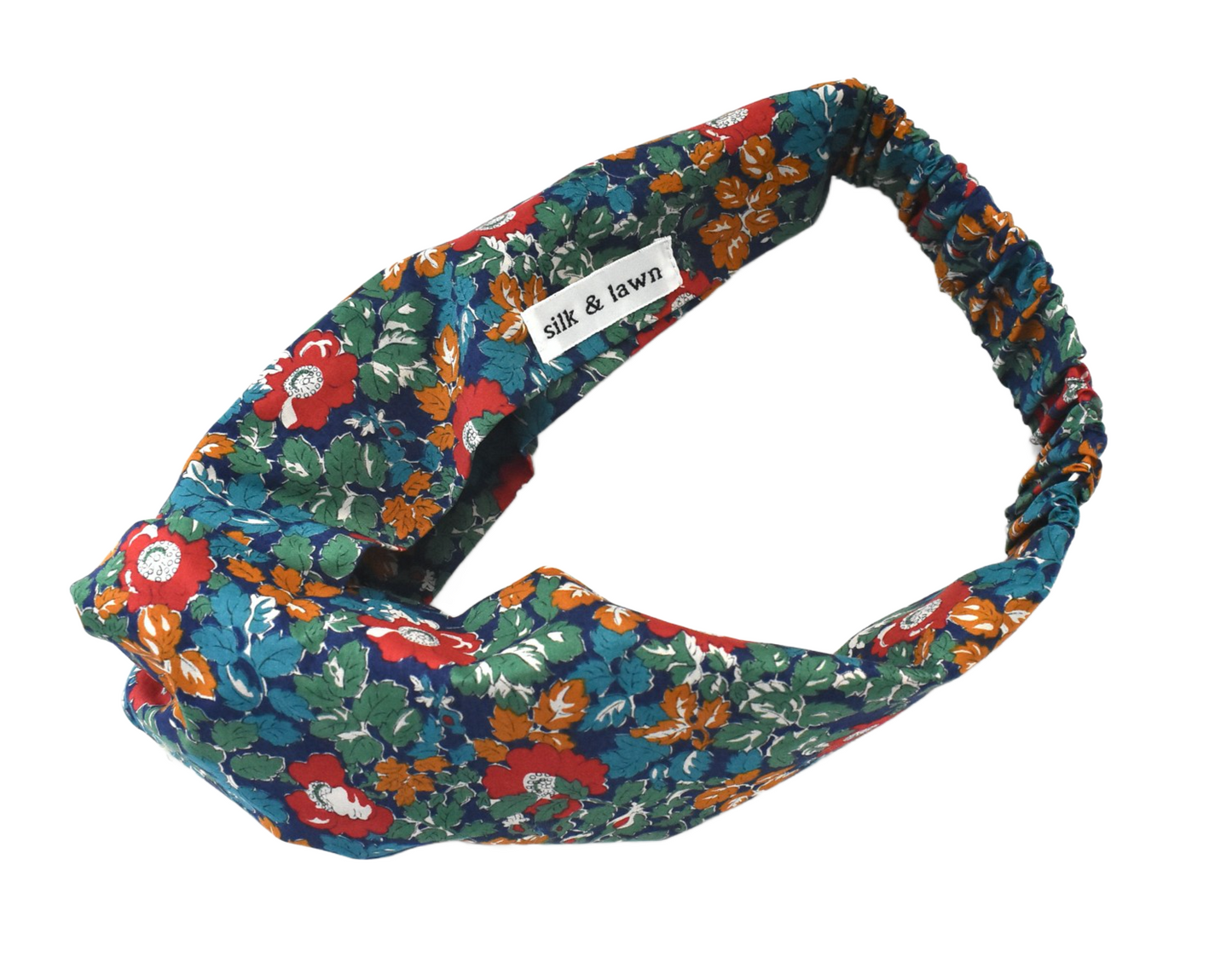 Twisted Turban Headband - Vintage Liberty Camilla - floral print