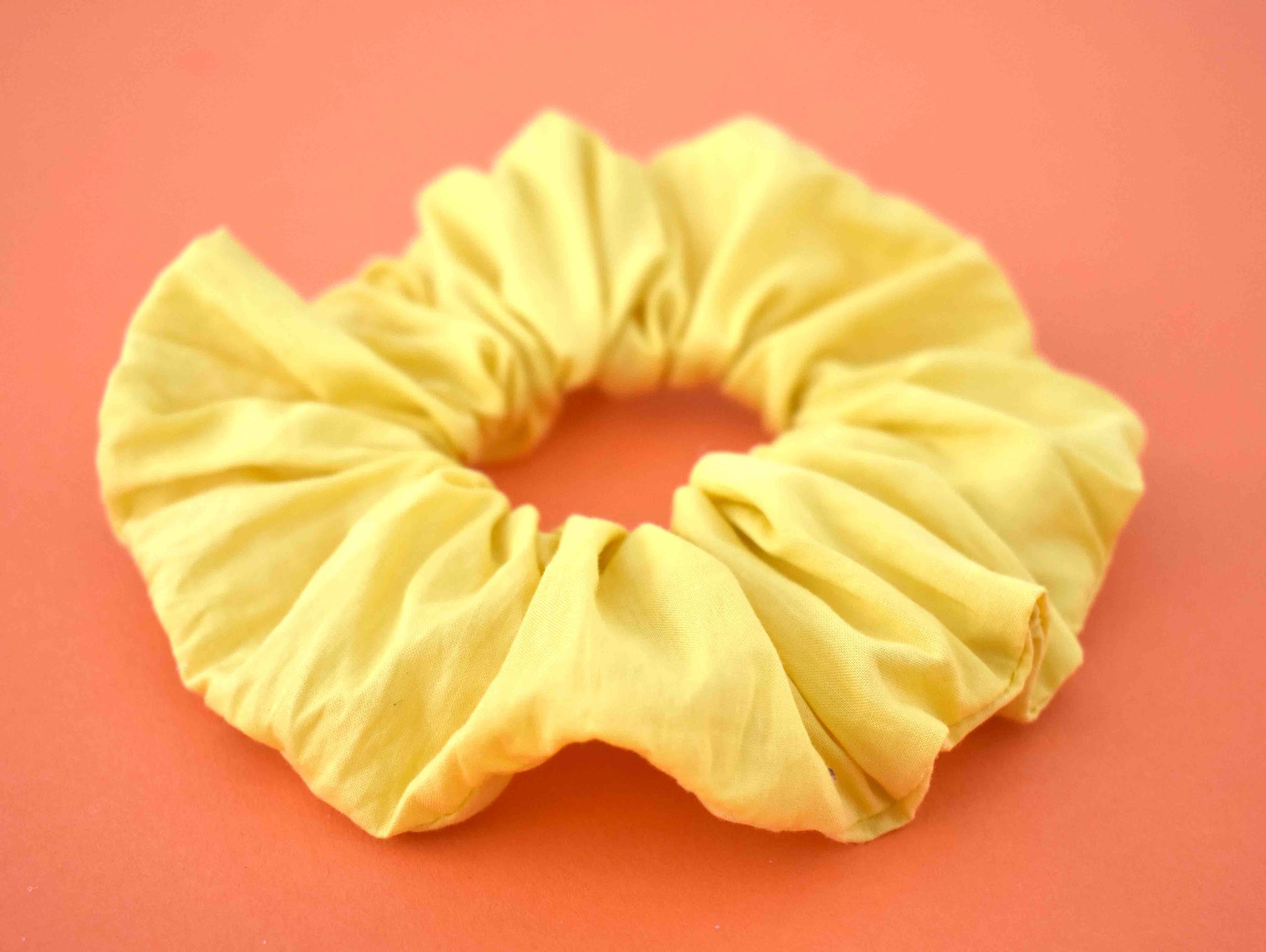 Bright Yellow Scrunchie - Tot Knots of Brighton