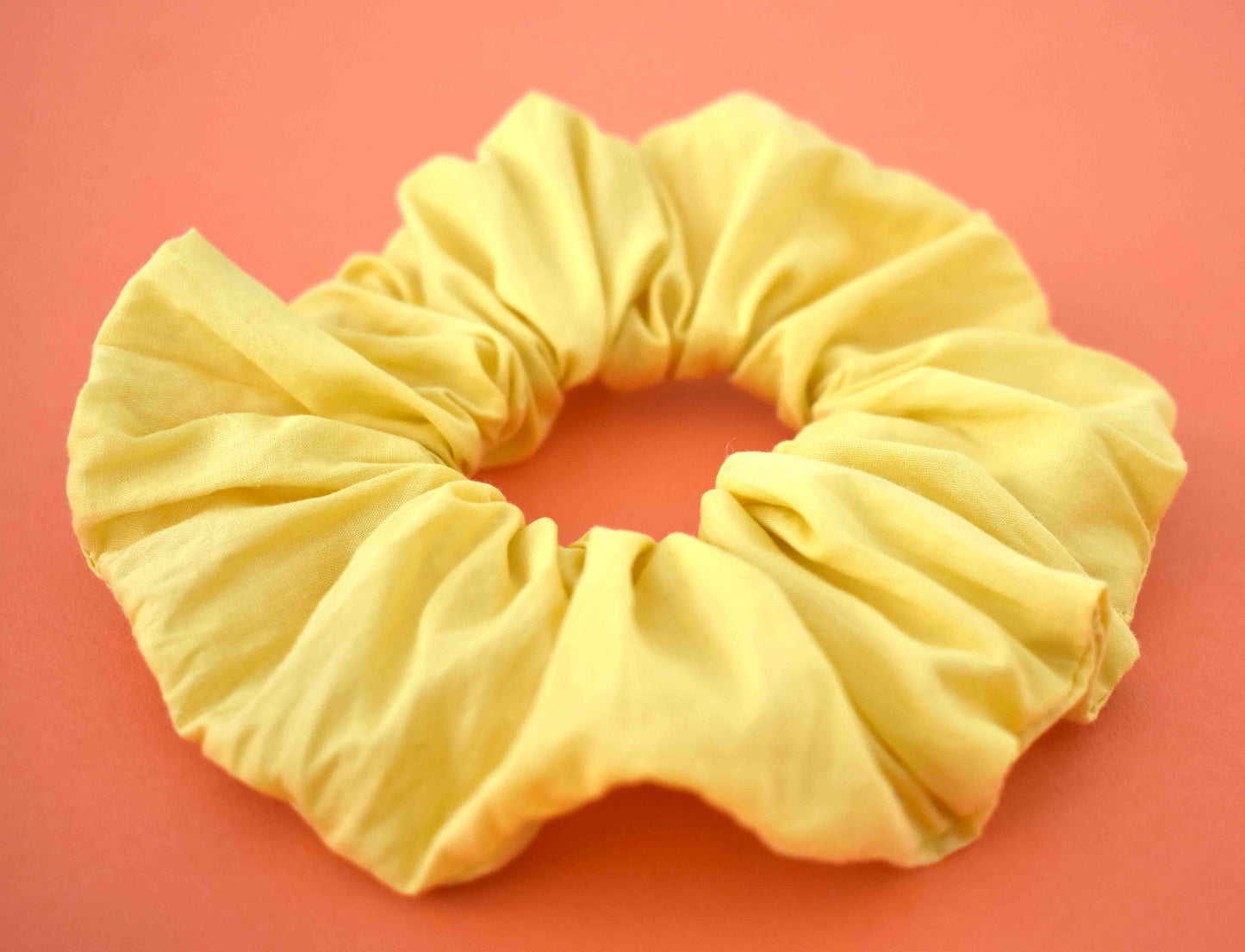 Bright Yellow Scrunchie - Tot Knots of Brighton
