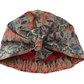 Classic Turban Hat - Liberty of London Ianthe in Red - Silk & Lawn
