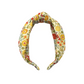 Together Co Classic Knot head band - Liberty of London D'anjo Yellow Floral print - Silk & Lawn