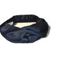 Navy Blue Silk Twisted Turban hairband and neck scarf in Mulberry Silk - 100% pure silk satin - Silk & Lawn