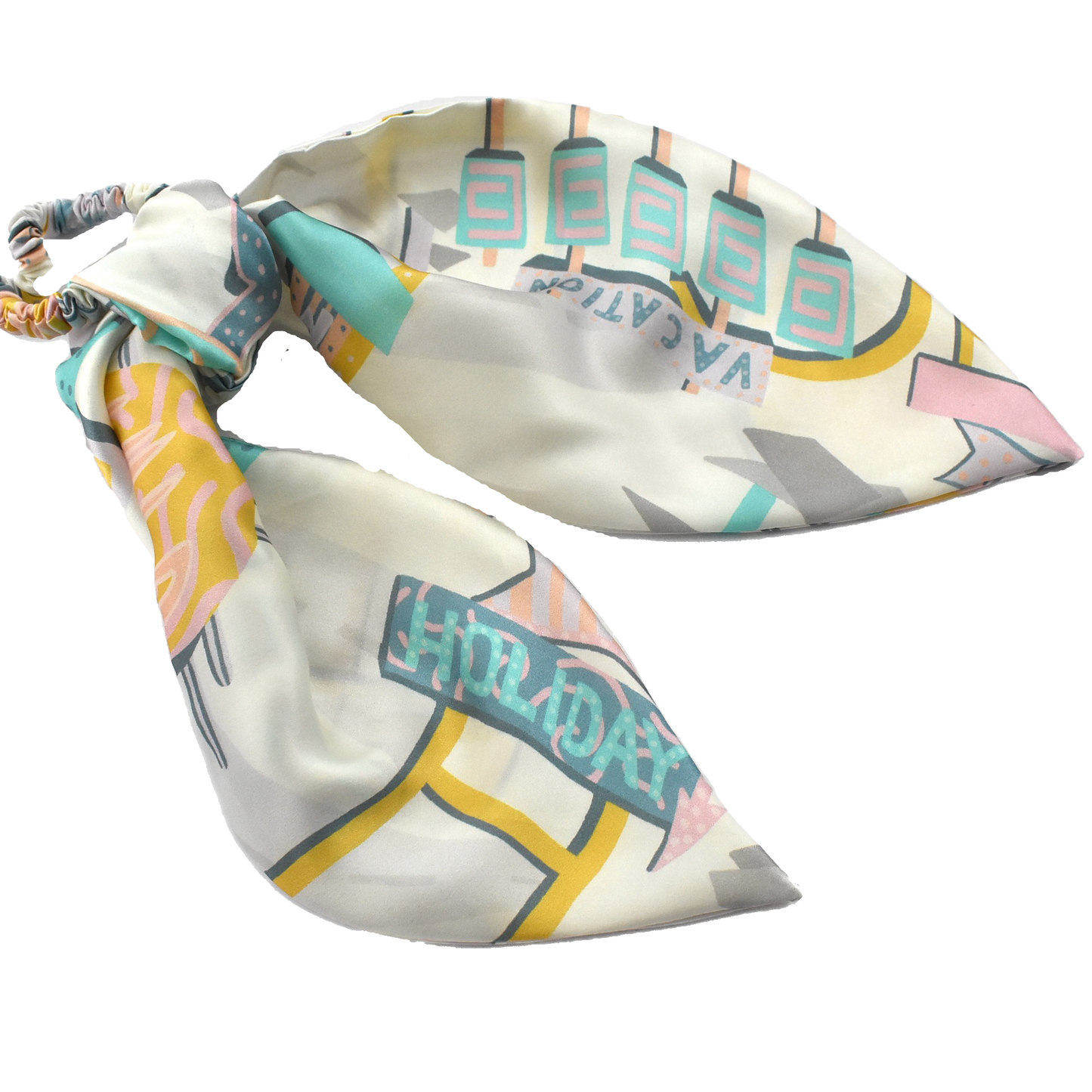 Luxury Scarf Tie Scrunchies - in Limited Edition Liberty of London Silk Satin (Various)