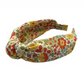 Together Co Classic Knot head band - Liberty of London D'anjo Yellow Floral print - Silk & Lawn