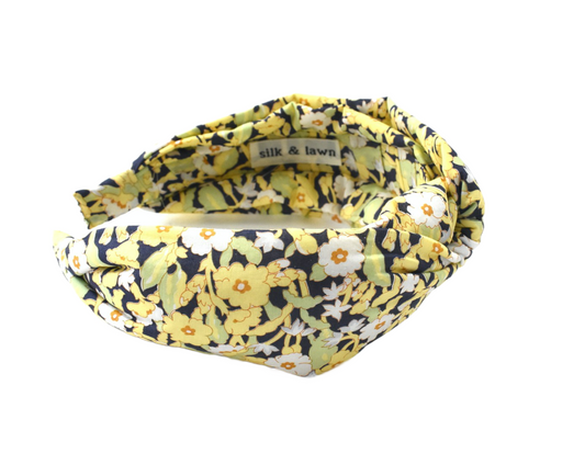 Twisted Alice Headband - Liberty of London Primrose Floral print