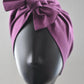 Ladies Turban Hat - Liberty of London Aubergine Purple - Silk & Lawn