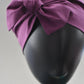 Ladies Turban Hat - Liberty of London Aubergine Purple - Silk & Lawn