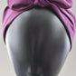 Ladies Knot hairband - Liberty of London Aubergine Purple - Silk & Lawn