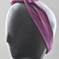 Ladies Knot hairband - Liberty of London Aubergine Purple - Silk & Lawn