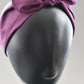 Ladies Knot hairband - Liberty of London Aubergine Purple - Silk & Lawn