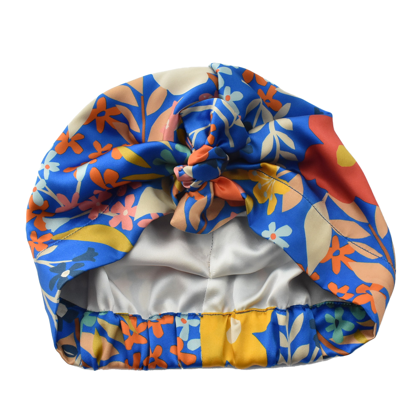LARGE Luxury 100% pure silk Turban & Head wrap - Liberty of London Papercut Petals