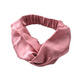Dusty Pink Silk Twisted Turban hairband and neck scarf in Mulberry Silk - 100% pure silk satin - Silk & Lawn