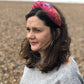 Luxury Silk Knot Alice band -  Liberty of London Artist Emerald Bay silk crepe - Silk & Lawn