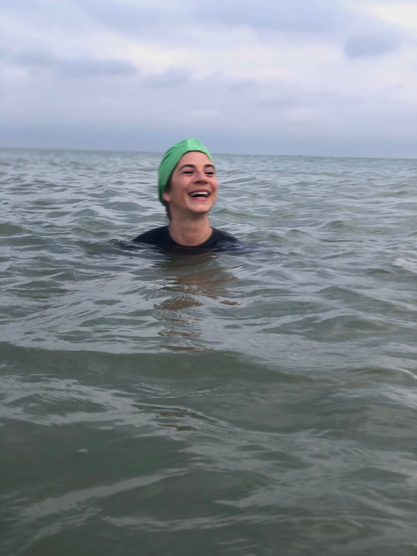 Salty Sea Knot - Swimming Cap Topper - Swim Turban - Green