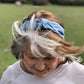Ladies Tot Knot Alice band - Liberty of London Airforce Blue - Silk & Lawn
