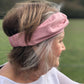 Ladies Twisted Turban Headband - Liberty of London Dusty Pink - Silk & Lawn