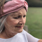 Ladies Twisted Turban Headband - Liberty of London Dusty Pink - Silk & Lawn