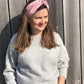 Ladies Twisted Turban Headband - Liberty of London Dusty Pink - Silk & Lawn