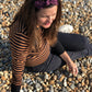 Ladies Knot hairband - Liberty of London Aubergine Purple - Silk & Lawn