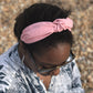Ladies Knot Alice band - Liberty of London Dusty Pink - Silk & Lawn
