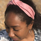 Ladies Knot Alice band - Liberty of London Dusty Pink - Silk & Lawn