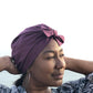 Ladies Turban Hat - Liberty of London Aubergine Purple - Silk & Lawn