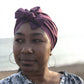Ladies Turban Hat - Liberty of London Aubergine Purple - Silk & Lawn