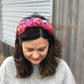 Luxury Silk Knot Alice band -  Liberty of London Artist Emerald Bay silk crepe - Silk & Lawn