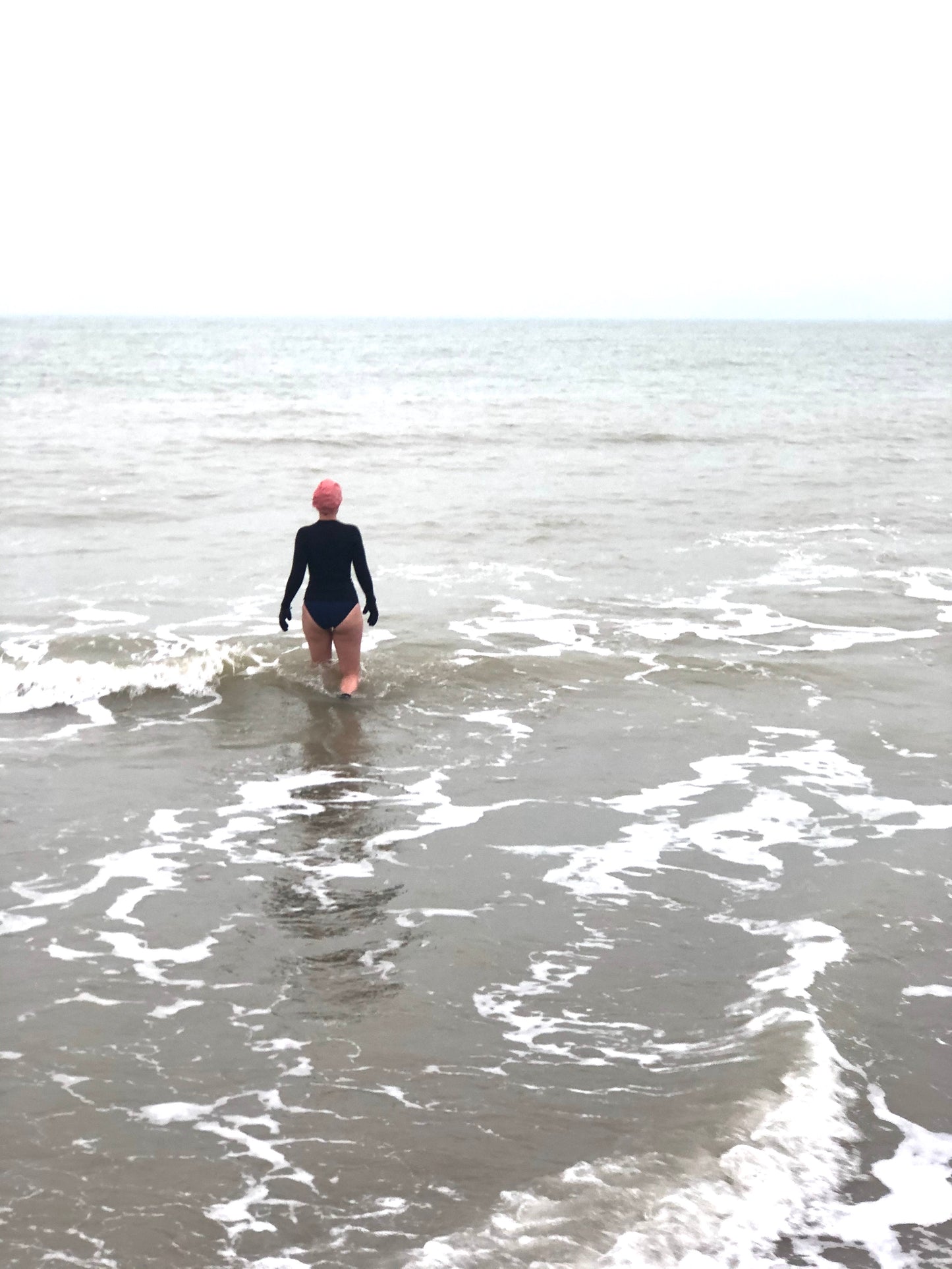 Salty Sea Knot - Swimming Cap Topper - Swim Turban - Red Marco