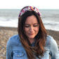 Luxury Silk Knot Alice band - Liberty of London Artist Ombrellino printed silk - Silk & Lawn