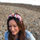 Luxury Silk Knot Alice band - Liberty of London Artist Ombrellino printed silk - Silk & Lawn