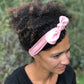 Ladies Knot hairband - Liberty of London Dusky Pink - Silk & Lawn