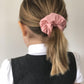 Liberty of London Dusty Pink Scrunchie - Silk & Lawn
