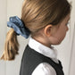 Liberty of London Airforce Blue Scrunchie - Silk & Lawn