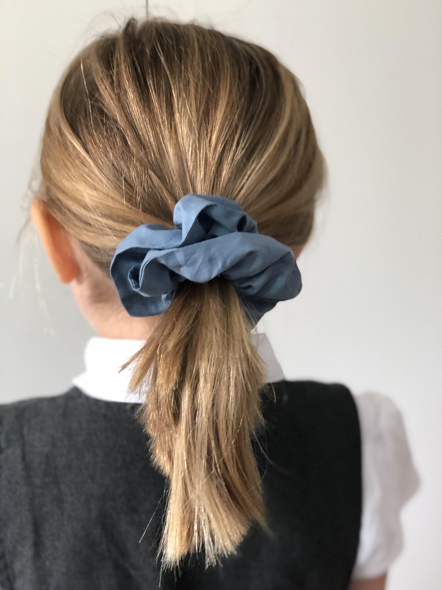 Liberty of London Airforce Blue Scrunchie