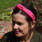 Ladies Tot Knot Alice band - Liberty of London Hot Pink - Tot Knots of Brighton