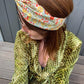 Together Co Twisted Turban Headband - Yellow D'anjo Liberty print - Silk & Lawn