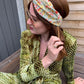 Together Co Twisted Turban Headband - Yellow D'anjo Liberty print - Silk & Lawn