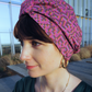 100% silk lined Turban & Head wrap in pink Liberty of London - Tot Knots of Brighton
