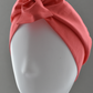Ladies Turban Hat - Coral Red - Tot Knots of Brighton