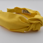 Ladies Tot Knot Alice band - Liberty of London Bright Yellow - Tot Knots of Brighton