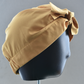 Ladies Turban Hat - Liberty of London Mustard (MEDIUM) - Silk & Lawn