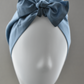 Ladies Turban Hat - Liberty of London Airforce Blue - Silk & Lawn