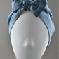 Ladies Turban Hat - Liberty of London Airforce Blue - Silk & Lawn
